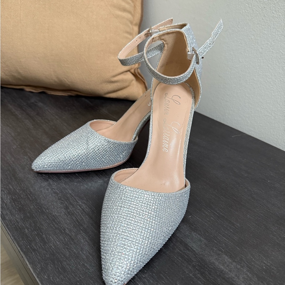 Elegant Silver High Heels